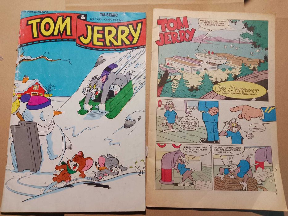 2 stare komiksy tm-semic tom & jerry