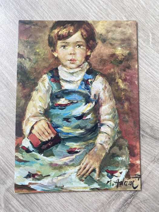 Karty pocztowe PRL 7 szt Adamczyk Dzieci