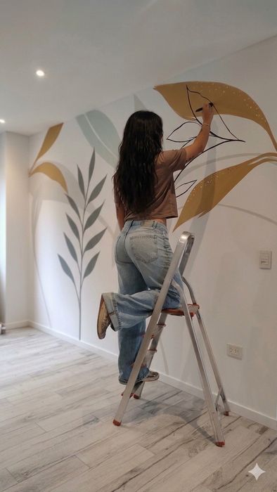 Murais orgânicos e texturas