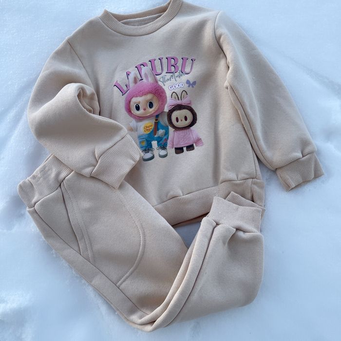 Утеплений костюм для дівчинки