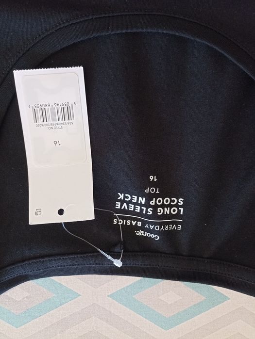 Bejzik czarny George roz.M/L