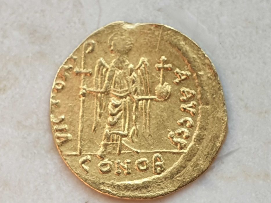 Solidus Mauricius Tiberius 582-601 Bizancjum