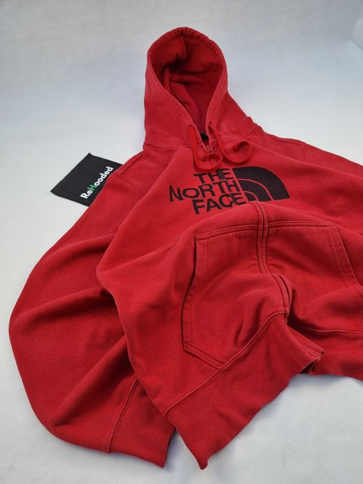 Czerwona zapinana bluza unisex The North Face Rozmiar M