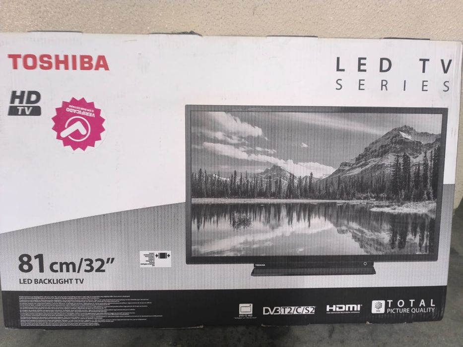 TVs em bom estado 150€ LG 43 .TOSHIBA 32 \100€ com caixas e documentos