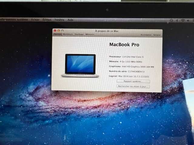 Macbook pro 13 "