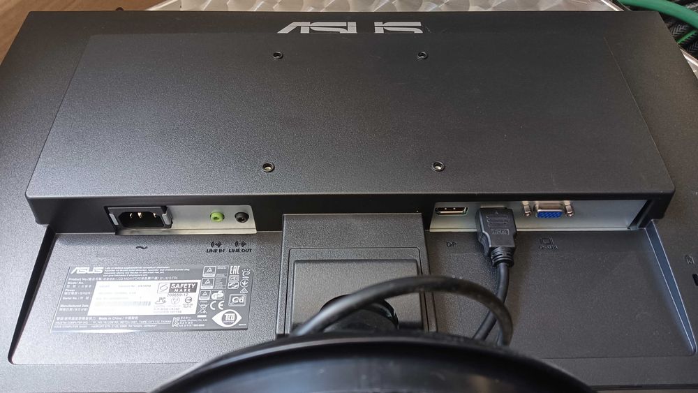 Monitor ASUS VA24DQ 24” Full HD – Impecável!