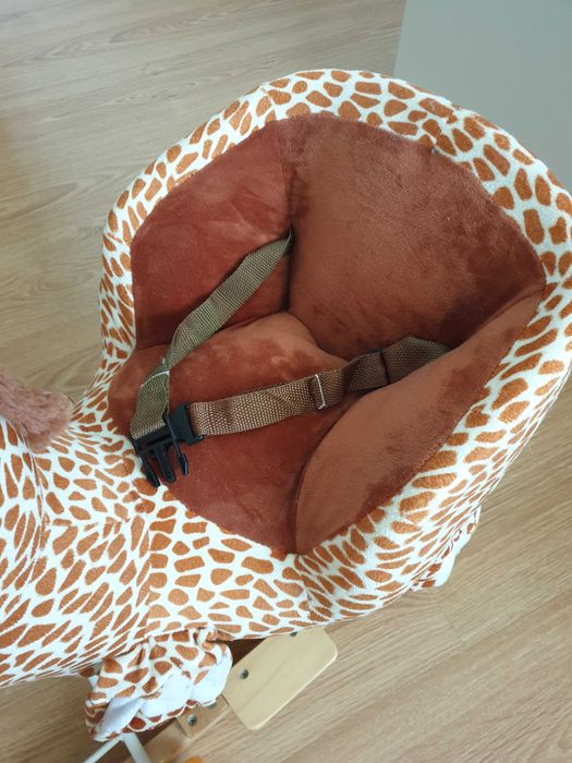 Baloiço carrinho criança girafa