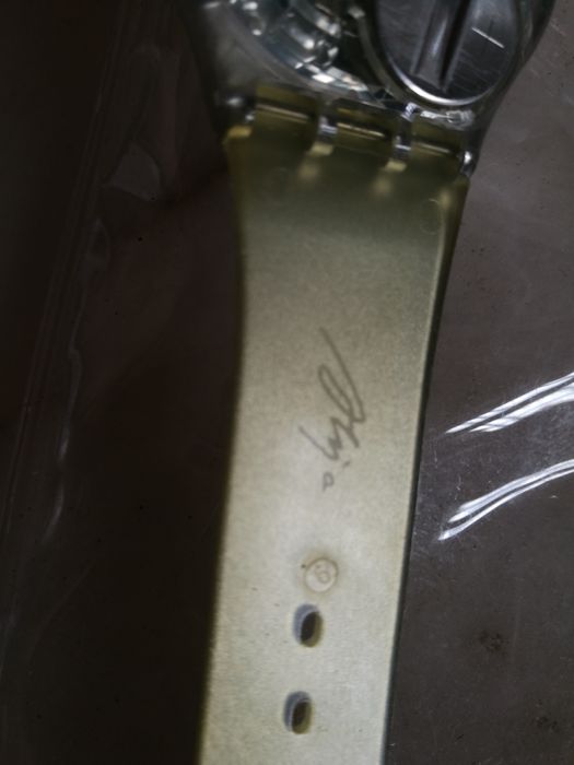 Relógio Swatch raro coleção Arquiteto Siza Vieira Rio Douro Prata novo