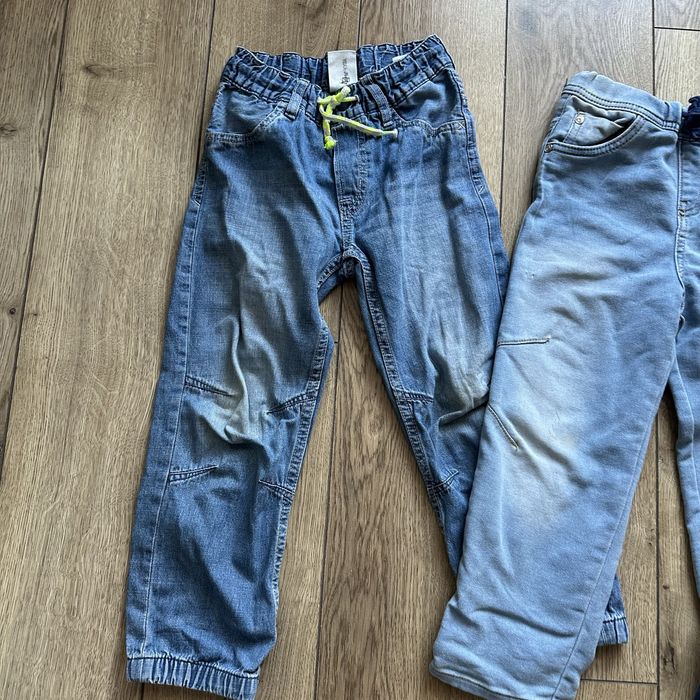 Spodnie klasyczne dzinsowe zestaw