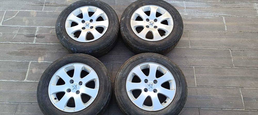 4 jantes Peugeot 307 4x108 r15 (com pneus)
