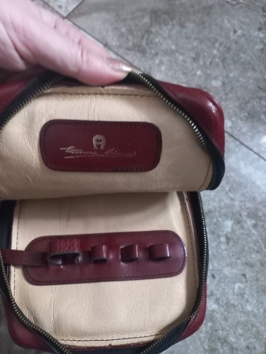 Skórzana saszetka męska