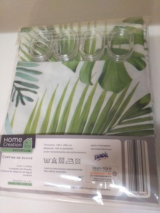 NOVOCortina duche,Toalha mesa ZARA HOME.2 preços VEJA ZONAS DIAS ÚTEIS