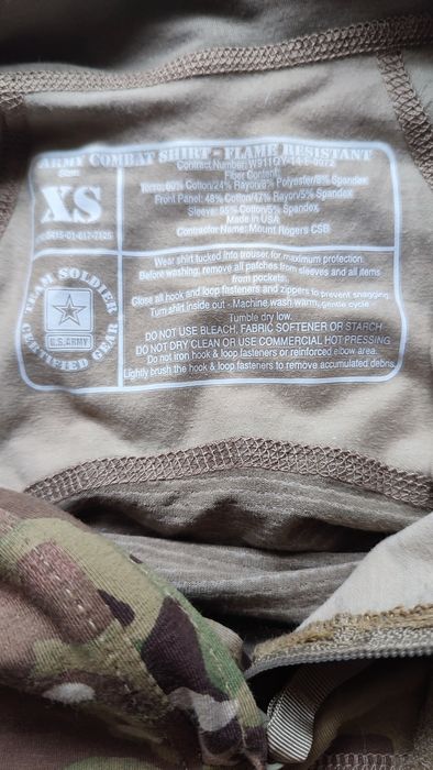 Убакс МУЛЬТИКАМ OCP USA NEW Fire Resistant. XS; S; M; L; XL; 2XL; 3XL