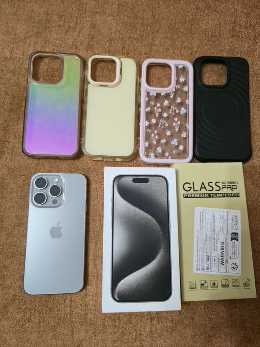 iPhone 15 Pro, Natural Titanium 128GB