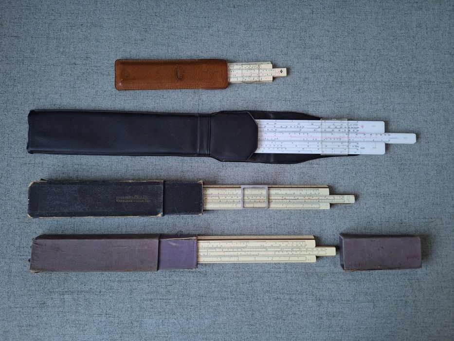 Suwaki logarytmiczne kolekcjonerskie zestaw 4 szt.