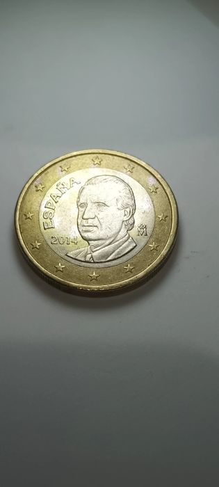 Moeda 1 euro espanha 2014- 3 erros de cunhagem
