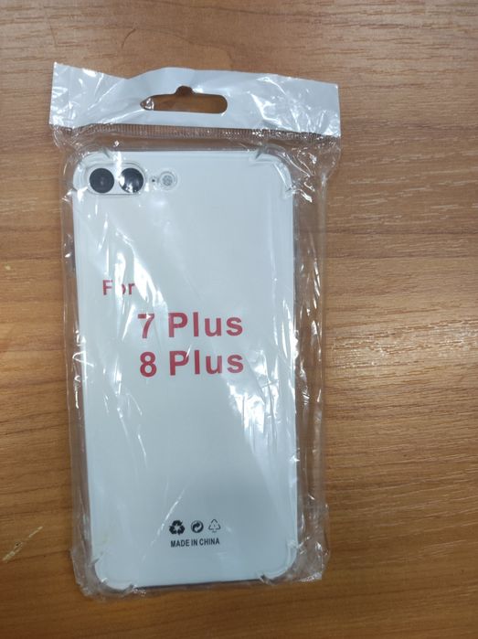 Etui gumowe przezroczyste do IPhone 7 plus oraz 8 plus