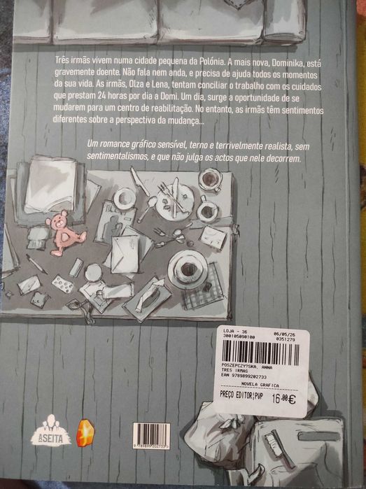 O livro novo "três irmãs"