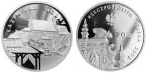 Sokół Wędrowny 20 zł, Kazimierz Dolny 20 zł,  monety srebrne 925