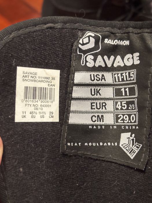 Buty snowboardowe Salomon Savage