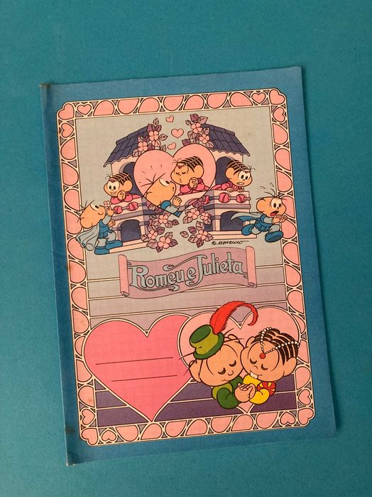 Caderno Escolar da Turma da Mônica Anos 80 - Firmo - Novo