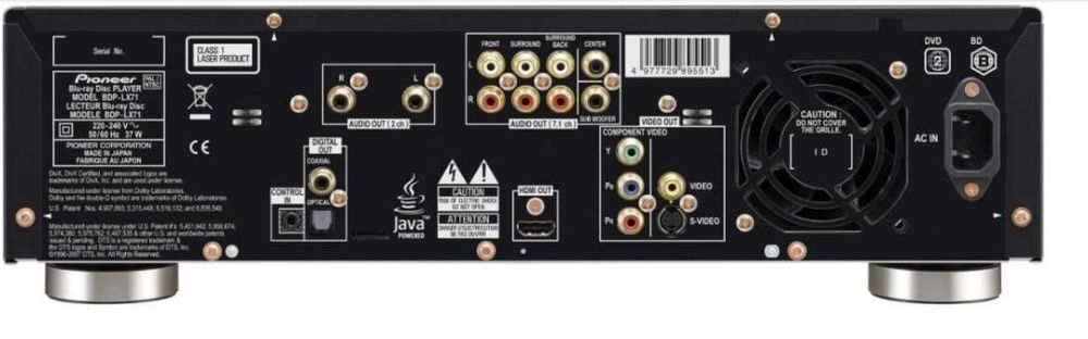Zestaw Pioneer amplituner SC-2023 + Odtwarzacz blu-ray  BDP-LX7