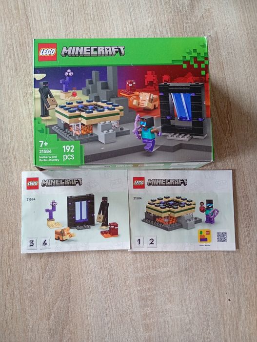 LEGO Minecraft 21584 Podróż przez portal Netheru i Kresu pudełko instrukcje (G118)