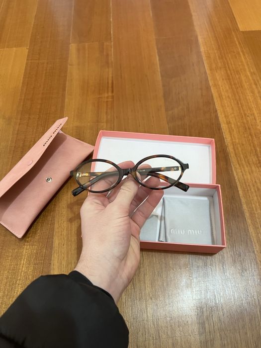 Miu Miu Oculos Leopardo