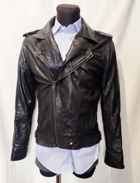 Куртка, косуха кожаная мужская Superdry р. М.