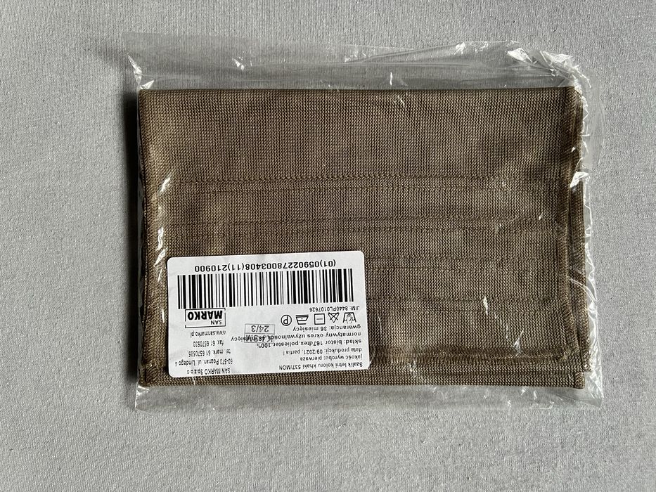 Szalik letni koloru khaki 537/MON