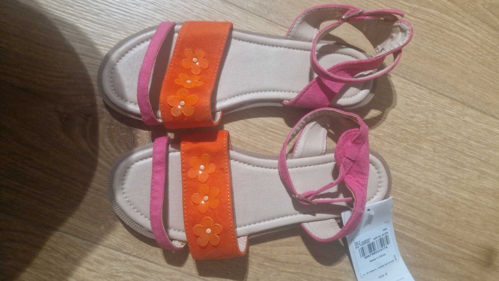 Sandaly dla dziewczyny  37 różowe
