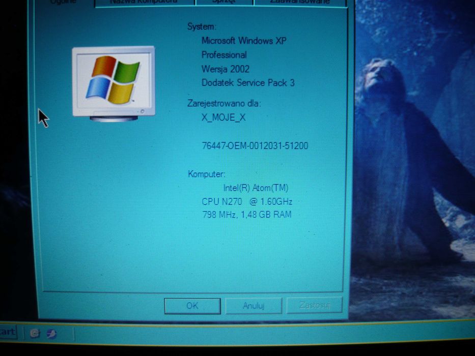 Malutki Laptop Packard Bell 7'' netbook Atom 1.6 GHz 1.5 GB 160 GB