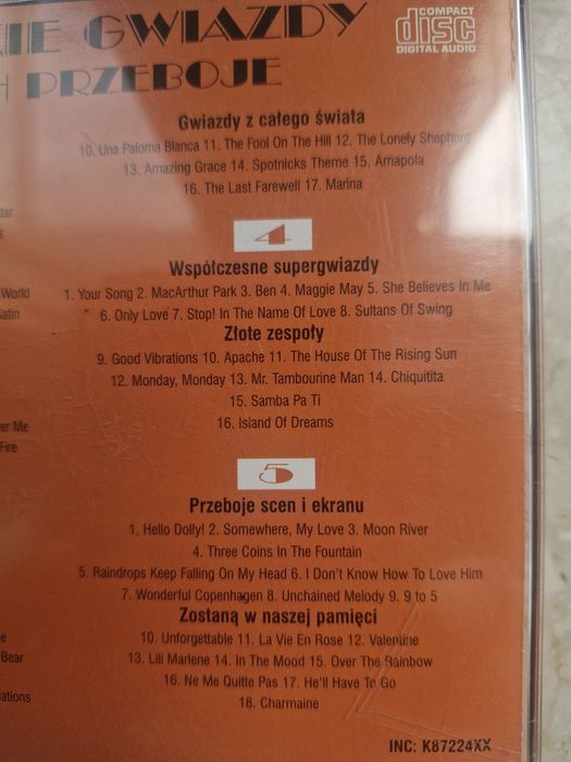 Reader's Digest 5CD Wielkie Gwiazdy I Ich Przeboje