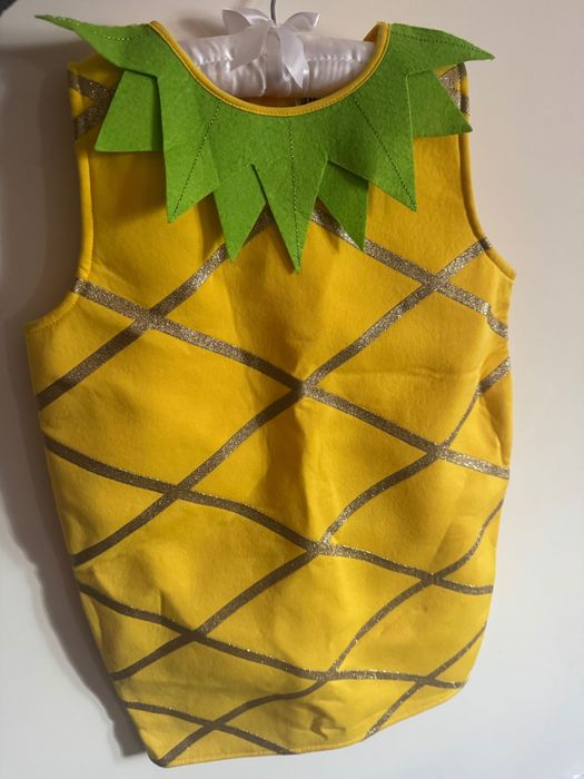 Fato carnaval criança 3-6 anos Ananás