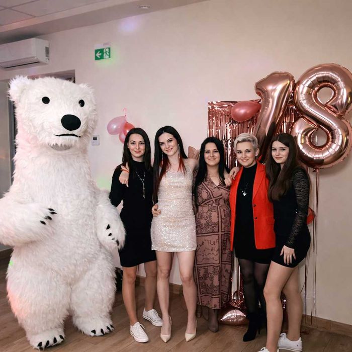 Duży biały miś XXL na eventy, wesela i urodziny - Animacje dla dzieci