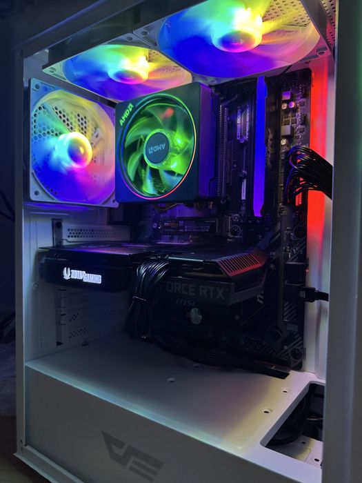 Komputer RX 6700 XT/RTX 3070 | R5 5600 | 16gb | rgb do grania msi