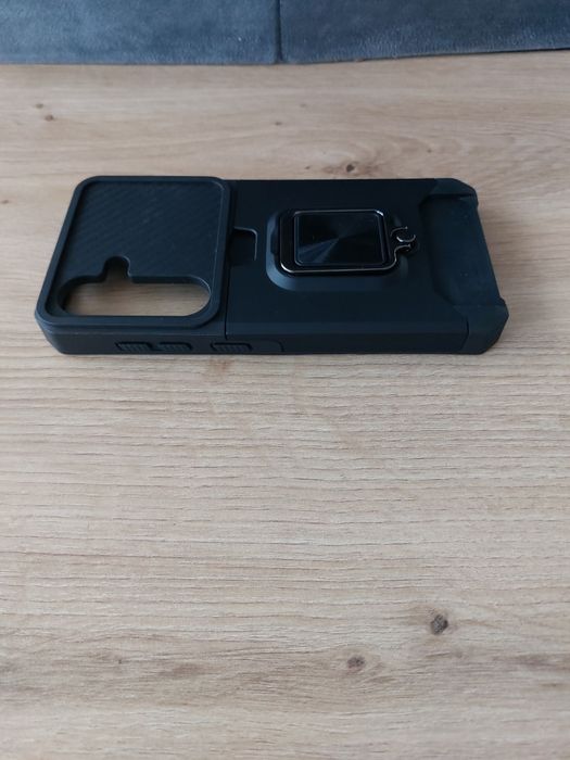 Etui do Samsung Galaxy S25 pancerne ring czarne