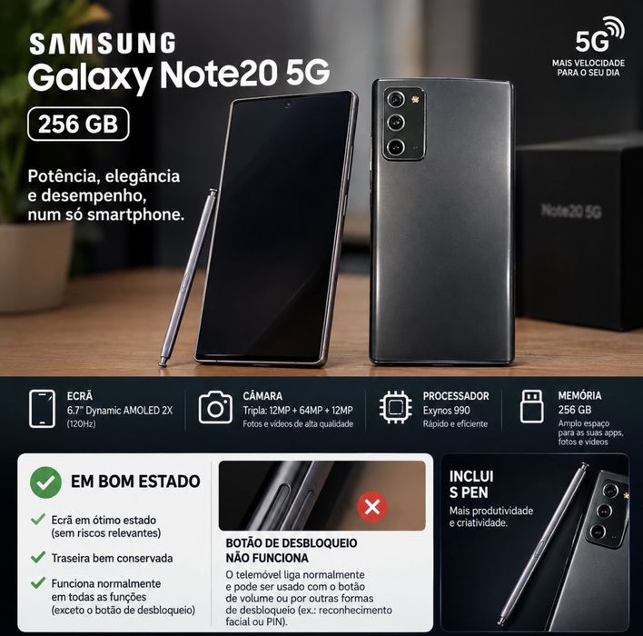 Samsung Galaxy Note 20 5G 256G