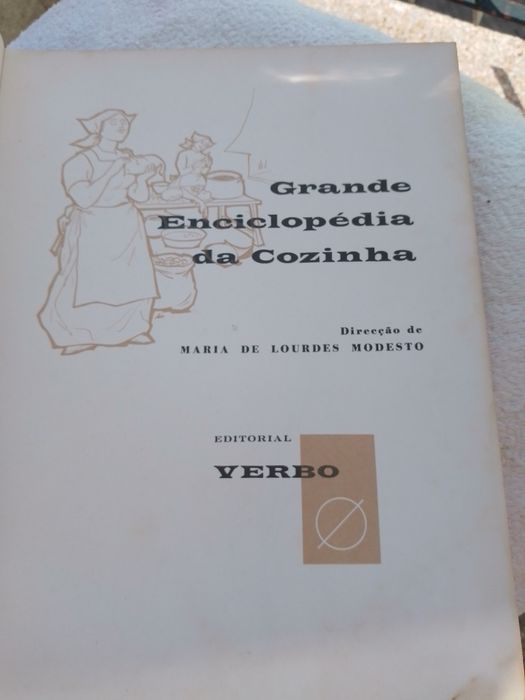Grande Enciclopedia da cozinha-volume II- Maria Lourdes Modesto-1 edição - capa dura de linho - editorial verbo - 20E - Peca Refeicao Bebe-3E Desde 3E