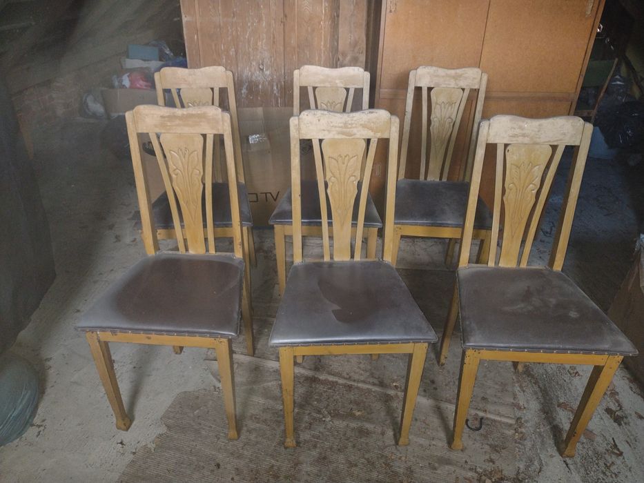 Stare krzesła lata 50.