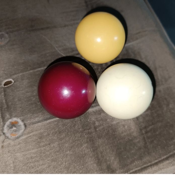 Conjunto completo de Bolas de Bilhar Livre  Carambola Vintage Aramith