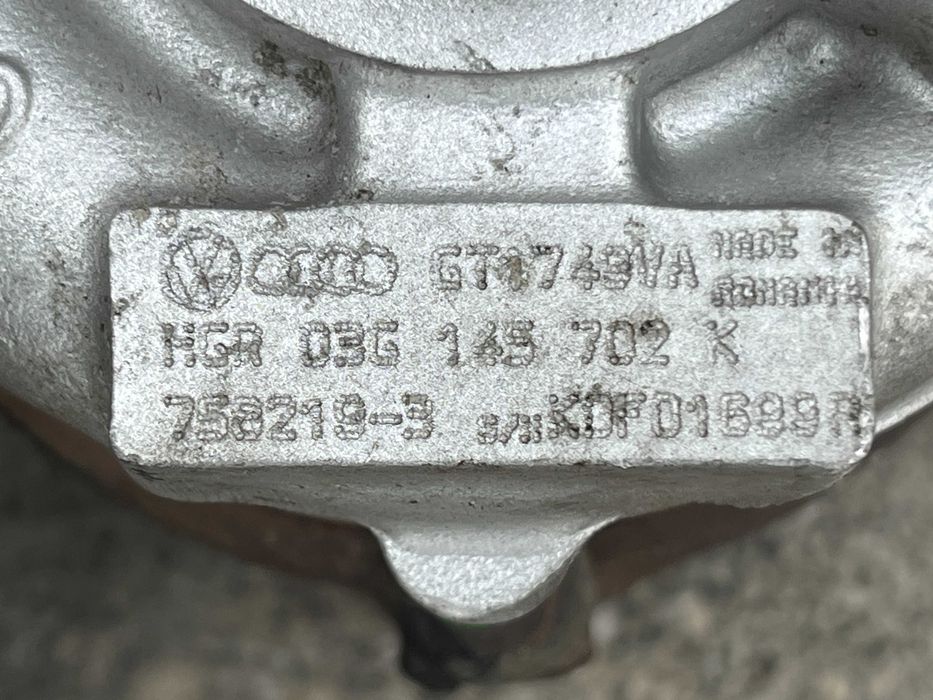 Турбина Audi A4 B7 A6 C6 2.0 TDI Лямбда зонд