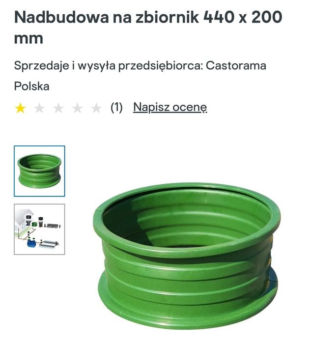 Nadbudowa na zbiornik 440 x 200 mm Castorama
158 zł / szt.