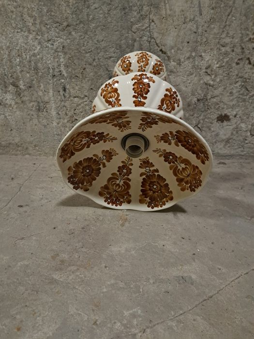 Lampa porcelana nowa na żarówkę normalną