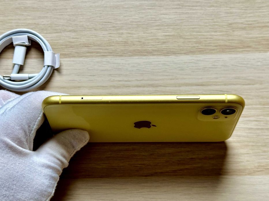 iPhone 11 64GB – Żółty – Sprawny – 30 dni gwarancji