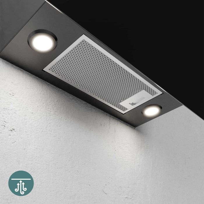 Okap kuchenny RADIALITIC KÜGERR 60 cm bardzo cichy - czarny