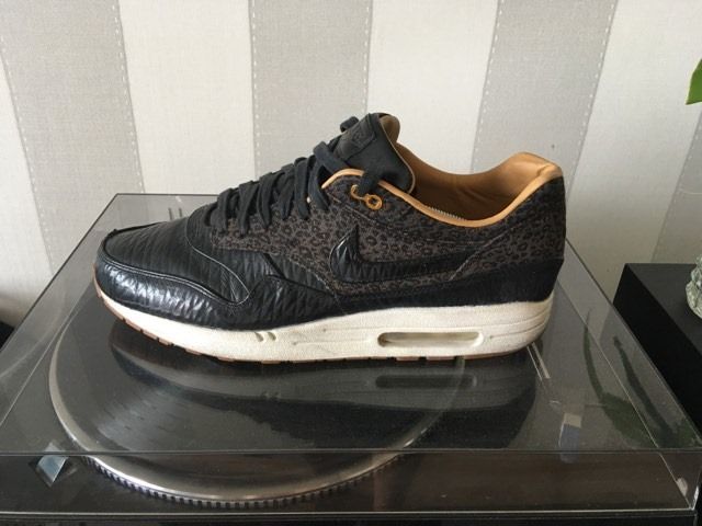 Buty Nike Air Max 1 Premium FB Leopard Black US12 jak Safari