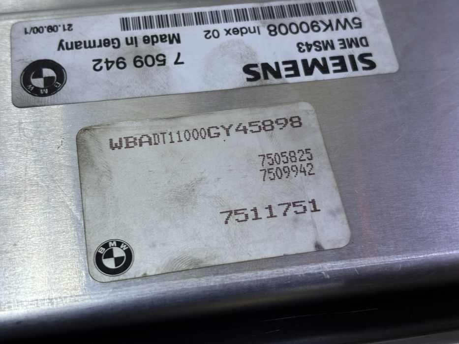 Ебу, ews bmw e39 m54 b22 блок керування двигуном