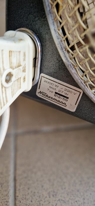 Neckermann wentylator, termowentylator unikat  1959 r