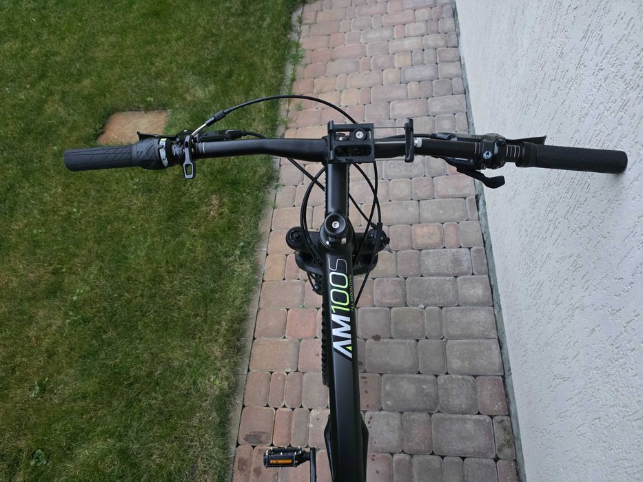 Гірський велосипед двопідвіс RockRider AM100S